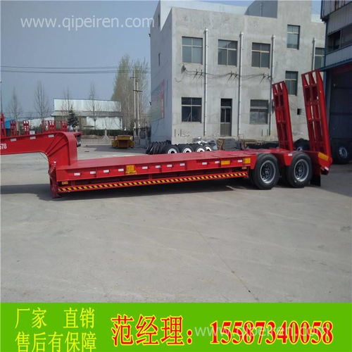 油田設(shè)備電力設(shè)備運(yùn)輸利器 低平板抽拉式拖掛車全解析